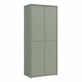 Schuhschrank – 74,5 cm, moderner Stil, mit mehreren Türen, mit Ablagen, aus Holzwerkstoff