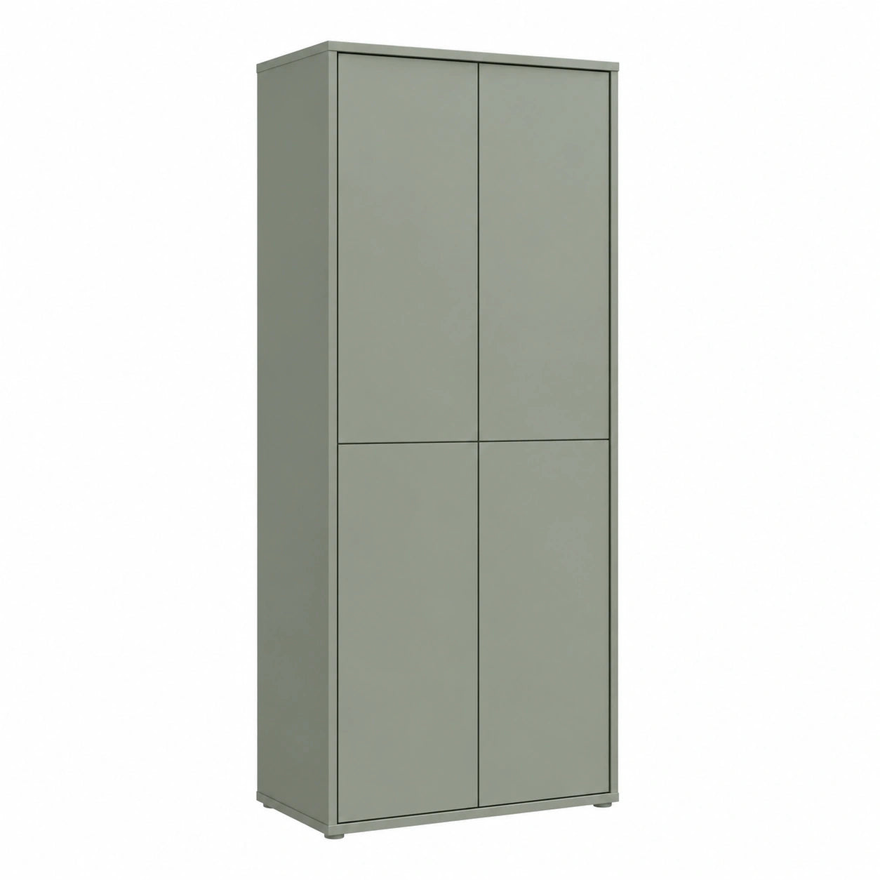Schuhschrank – 74,5 cm, moderner Stil, mit mehreren Türen, mit Ablagen, aus Holzwerkstoff