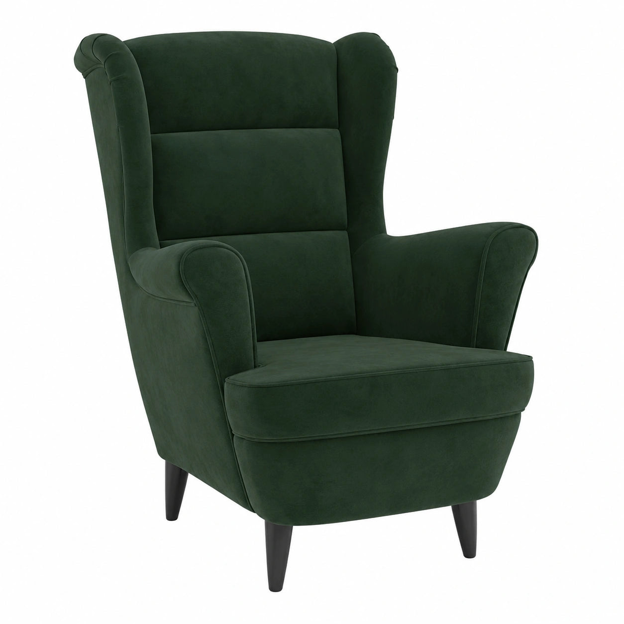 Sessel – moderner Stil, gepolstert, aus Samt