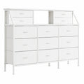 Kommode – 140 cm, mit Schubladen, für Wohnzimmer, Schlafzimmer und Flur