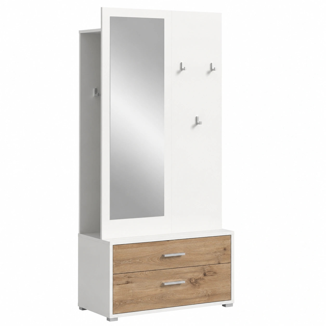 Garderobe – 80 × 190 × 38 cm, mit Stauraum