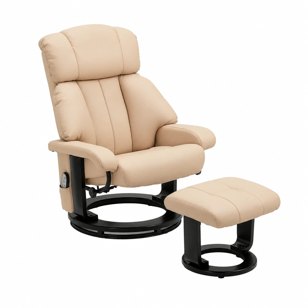 Relaxsessel – drehbar, aus Kunstleder, für Wohnzimmer