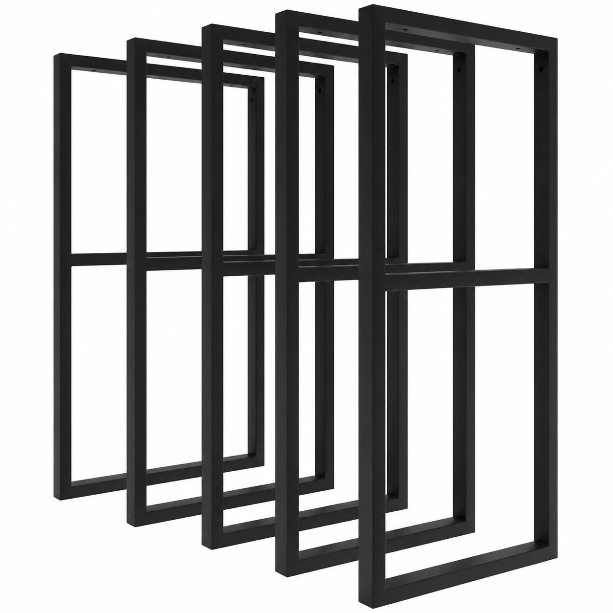 Wohnmöbel – 2er-Set, 45 cm, Schwarz