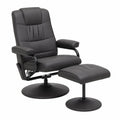 Relaxsessel – drehbar, aus Kunstleder, Braun, für Wohnzimmer