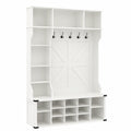 Garderobe – Landhausstil, mit Ablagen, freistehend, für Flur